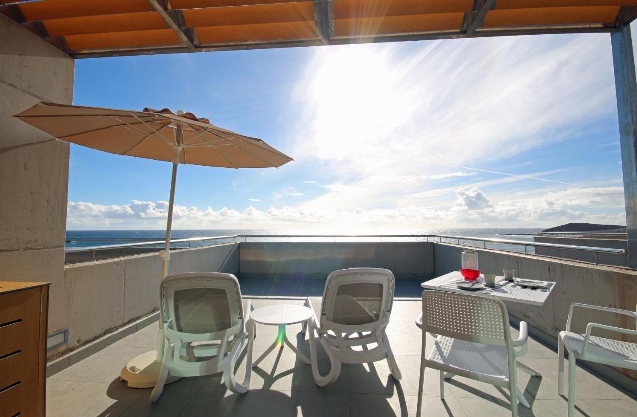 LOS BALOS 29, top level, spectacular ocean views, parking, wifi El Médano Exterior foto